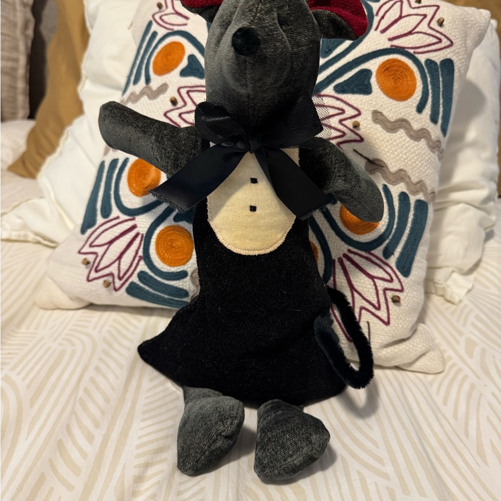 Woof and Poof 2006 Dapper Gentleman Plush Boy Mouse in Tux Holiday Xmas 16"
